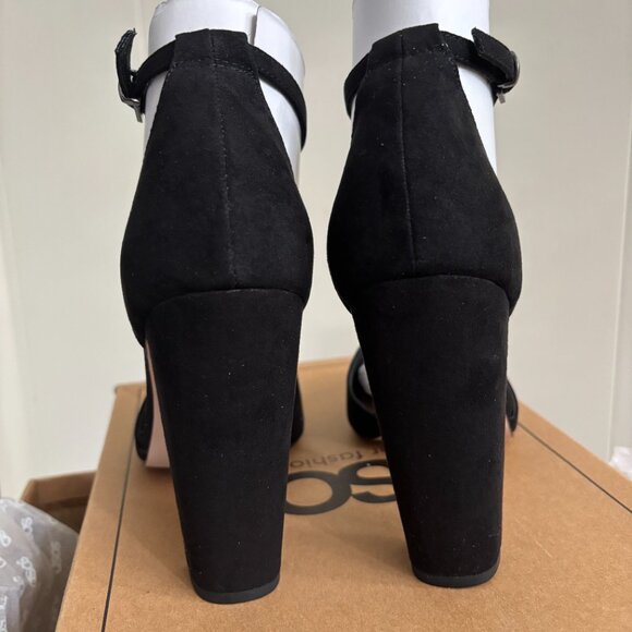 ASOS 'Penalty 'Pointed High Heels Black NIB Size 8 - Picture 8 of 9